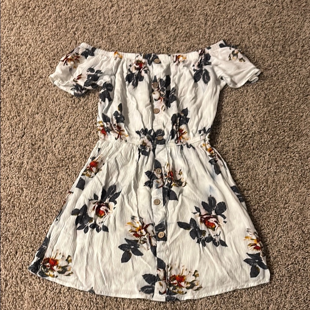 Floral Off-Shoulder Dress